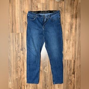 Eddie Bauer Men's Straight Blue Jeans 38x32